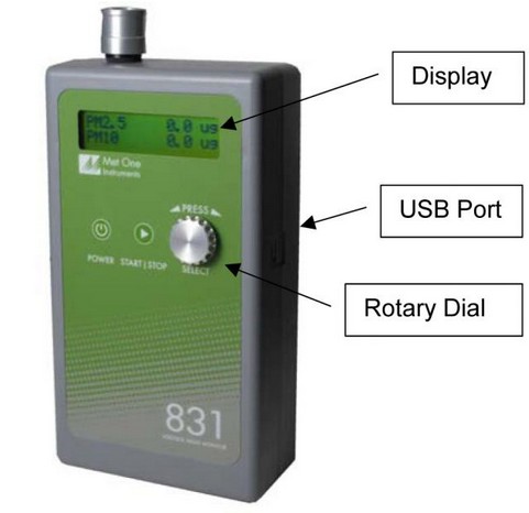 美國(guó)Metone 831氣溶膠（粉塵）測(cè)量?jī)x